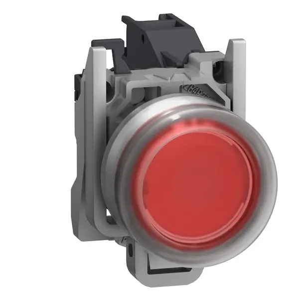 Schneider Electric - XB4BP482GEX - AEx PUSHBUTTON RED WITH BOOT & LEGEND - 1