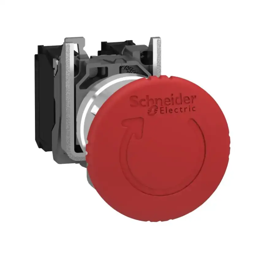 Schneider Electric - XB4BS84441 - red emergency s to p diam - 1