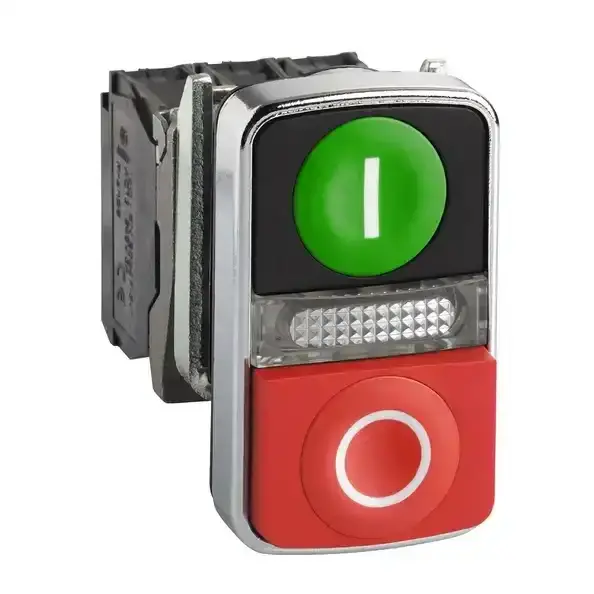 Schneider Electric - XB4BW73731M5 - Illuminated green/red pb, 240V - 1