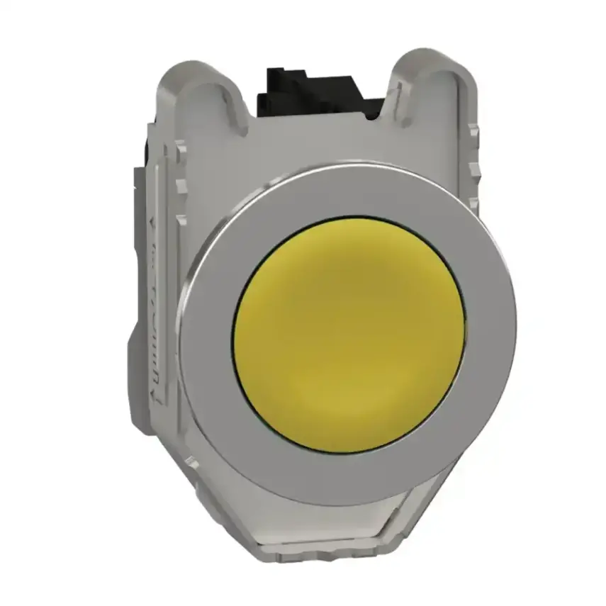 Schneider Electric - XB4FA51 - FLUSH PB YW 1NO - 1