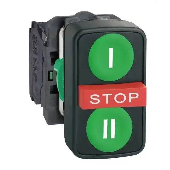 Schneider Electric - XB5AA731327 - Triple headed push button - 1
