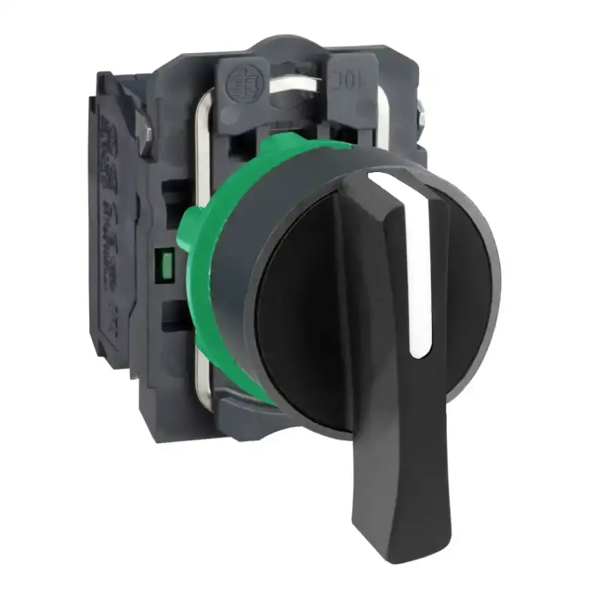 Schneider Electric - XB5AJ53 - Selector switch, 3 pos. 2 NO - 1