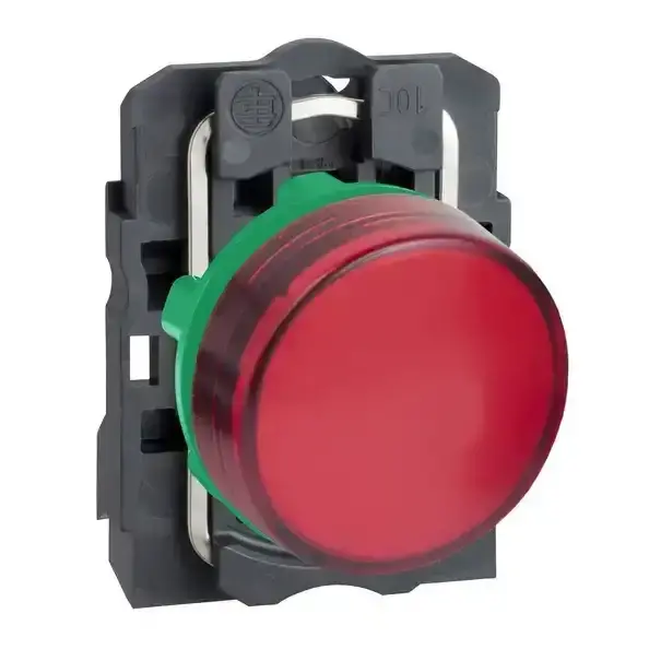 Schneider Electric - XB5AVB4 - Pilot light, complete, 24V, Red - 1