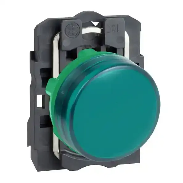 Schneider Electric - XB5AVM3 - Pilot light, complete, 230-240V, Green - 1