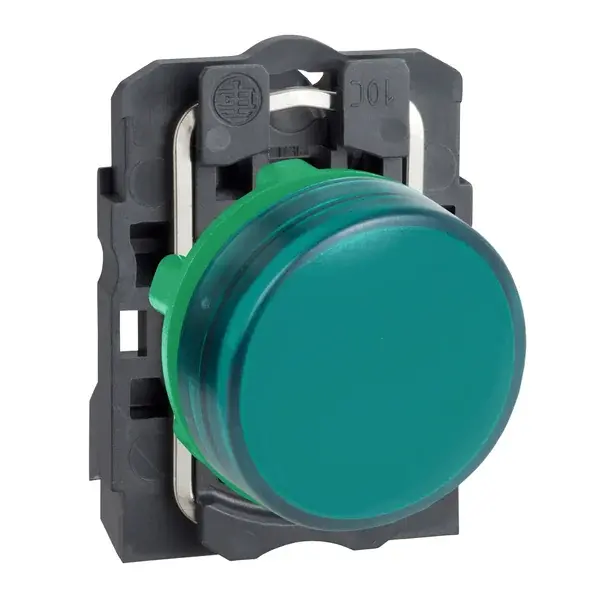 Schneider Electric - XB5AVM3 - Pilot light, complete, 230-240V, Green - 1