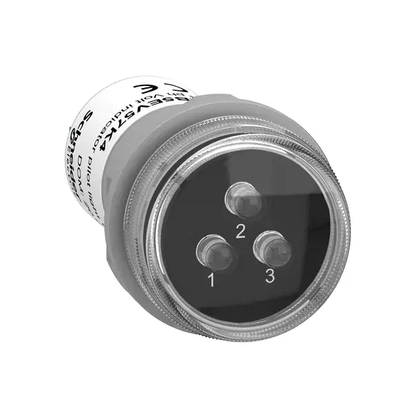 Schneider Electric - XB5EV57K4 - 3 PHASES VOLTAGE INDICATOR PILOT LIGHT W - 1
