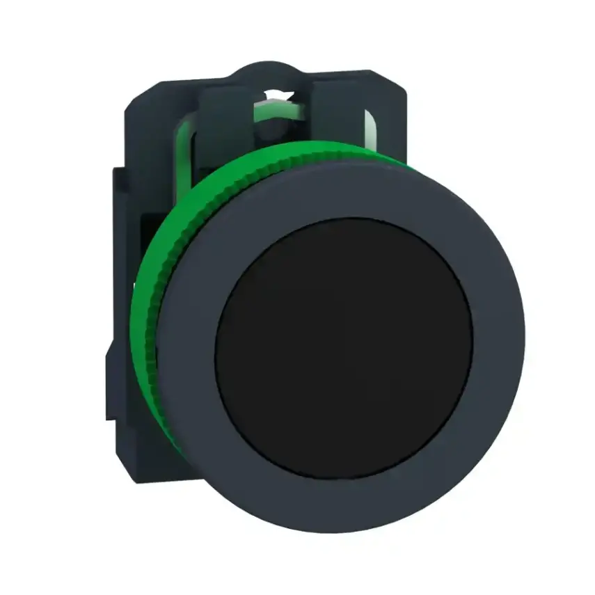 Schneider Electric - XB5FA21 - FLUSH BK FLUSH CAP PB 1NO SCREW CLAMP - 1