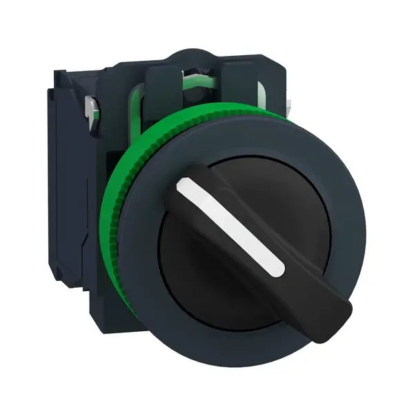 Schneider Electric - XB5FD21 - FLUSH SS 2 POS STAY PUT 1NO SCREW CLAMP - 1