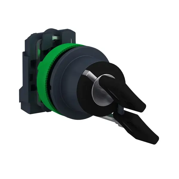 Schneider Electric - XB5FG21 - FLUSH SS KEY 2POS STAY PUT KEY REL L 1NO - 1