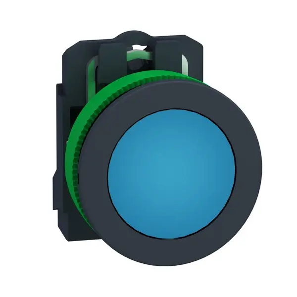 Schneider Electric - XB5FVB6 - FLUSH complete Pilot light 24V Blue - 1