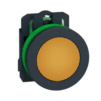 Schneider Electric - XB5FVM5 - FLUSH complete Pilot light 230 240V Or. - 1