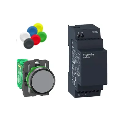 Schneider Electric - XB5RFB01 - Pack XB5R 22 mm transmitter non-programm - 1