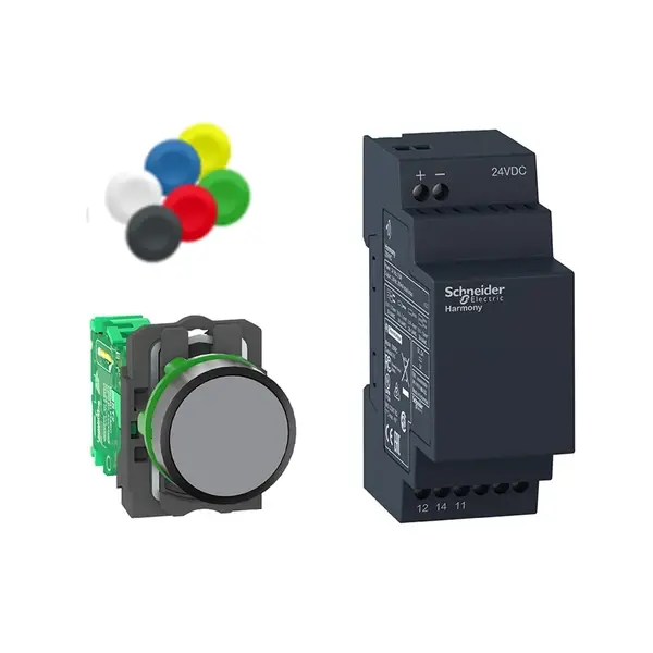 Schneider Electric - XB5RFB01 - Pack XB5R 22 mm transmitter non-programm - 1