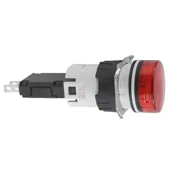 Schneider Electric - XB6AV4BB - ROUND PIL.LIGHT RED 6-24 - 1