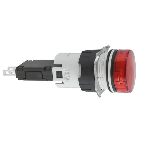 Schneider Electric - XB6AV4BB - ROUND PIL.LIGHT RED 6-24 - 1