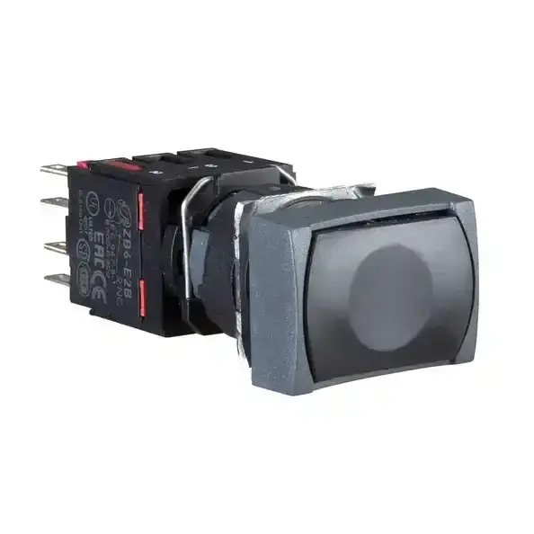 Schneider Electric - XB6DA22B - RECT.PUSH BUT.BLACK NC - 1
