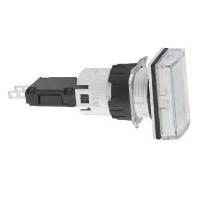Schneider Electric - XB6DV1BB - RECT.PILOT LIGHT WHITE 6- - 1