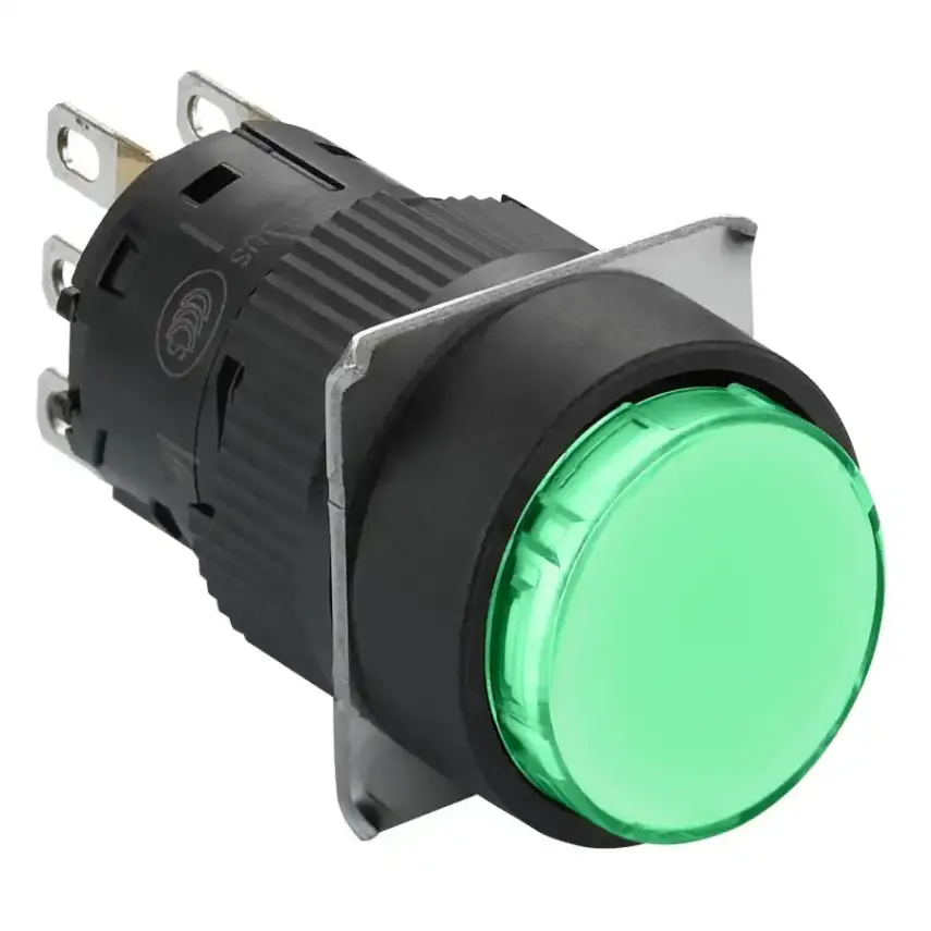 Schneider Electric - XB6EAA31P - r.push.bu.green.n o.ip65  - 1