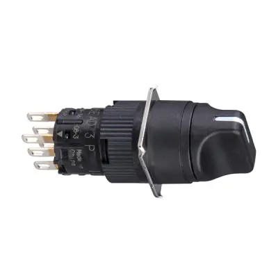 Schneider Electric - XB6EAD222P - SELECTOR SWITCH ROUND 2 MAINTENED 2 - 1