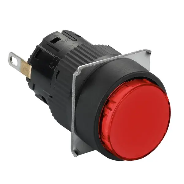 Schneider Electric - XB6EAV4BP - ROUND PILOT LIGHT DIAM 16 IP 65 RED IN - 1