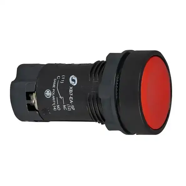 Schneider Electric - XB7EA45P - red pushbutton co - 1