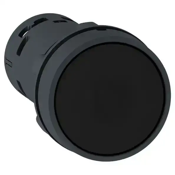 Schneider Electric - XB7NA21 - PB - Spring Rtn, black - 1NO - 1