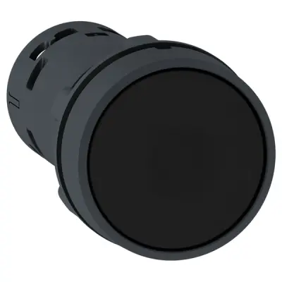 Schneider Electric - XB7NA25 - PB - SPRING RTN, BLACK - NO AND NC - 1