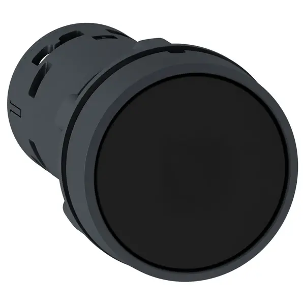 Schneider Electric - XB7NA25 - PB - SPRING RTN, BLACK - NO AND NC - 1