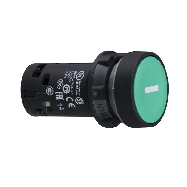 Schneider Electric - XB7NA3131 - PB - SPRING RTN, GREEN -1NO - WHITE [I] - 1