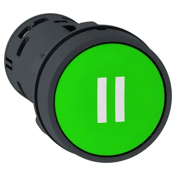 Schneider Electric - XB7NA3136 - PB - Spring Rtn, green -1NO - WHITE 