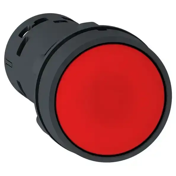 Schneider Electric - XB7NA42 - PB - Spring Rtn, red - 1NC - 1