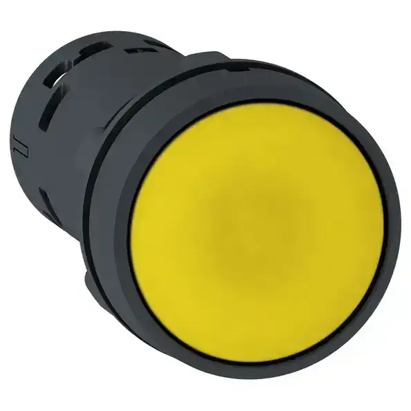 Schneider Electric - XB7NA85 - PB - SPRING RTN, YELLOW - NO AND NC - 1