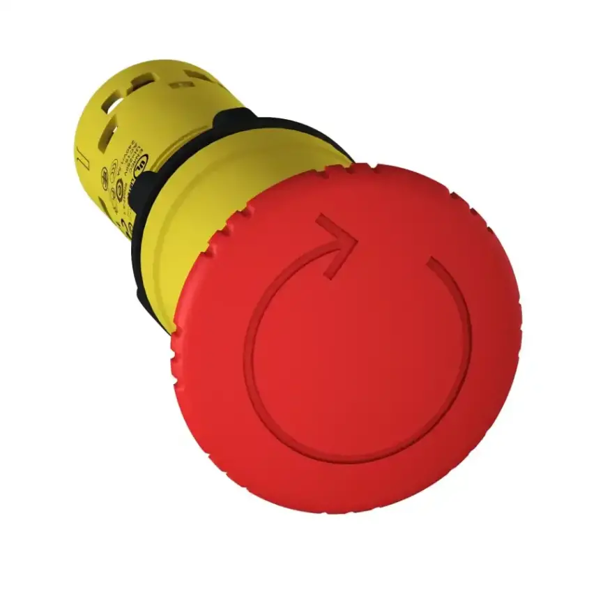 Schneider Electric - XB7NS8445 - red emergency stop trigge - 1
