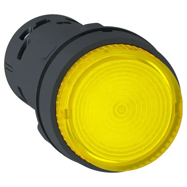 Schneider Electric - XB7NW38B1 - ILLUM. P.B - LED - SPRING RTN -1NO - YEL - 1
