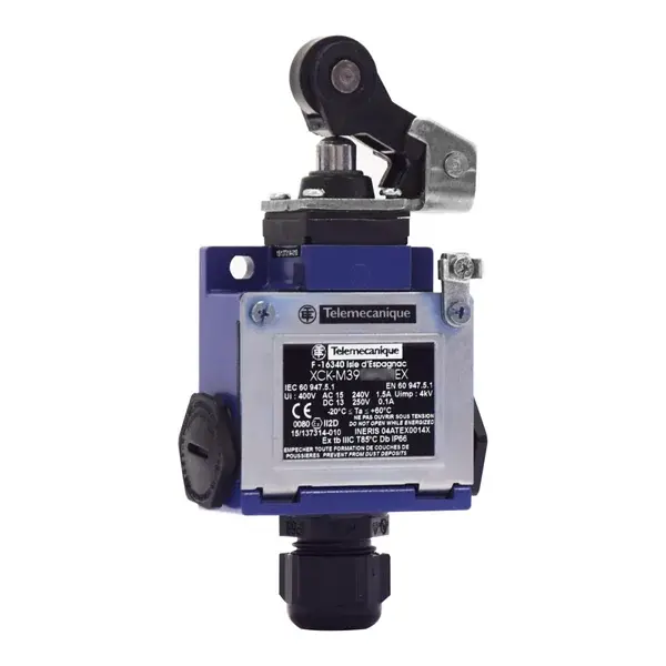 Schneider Electric - XCKM3921H29EX - LIMIT SWITCH XCKM EX ROLLER LEVER PLUNG. - 1