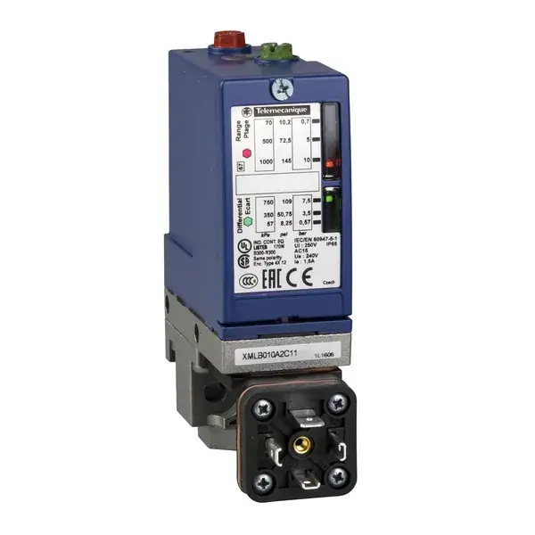 Schneider Electric - XMLB010A2C11 - PRESSURE SWITCH XMLB ADJ. DIF. 10 BAR - 1