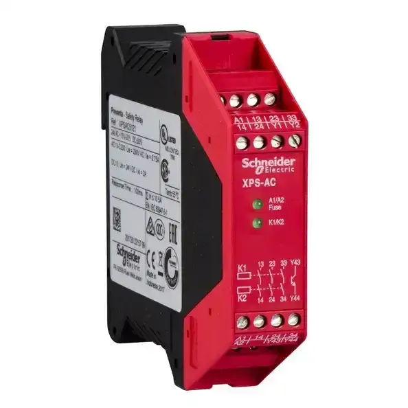 Schneider Electric - XPSAC5121 - SAFETY MOD CAT.3 24VAC/DC - 1