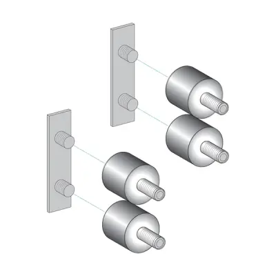 Schneider Electric - XUSZVA8 - SAFETY LIGHT CURTAIN ANTI VIBRATION KIT - 1
