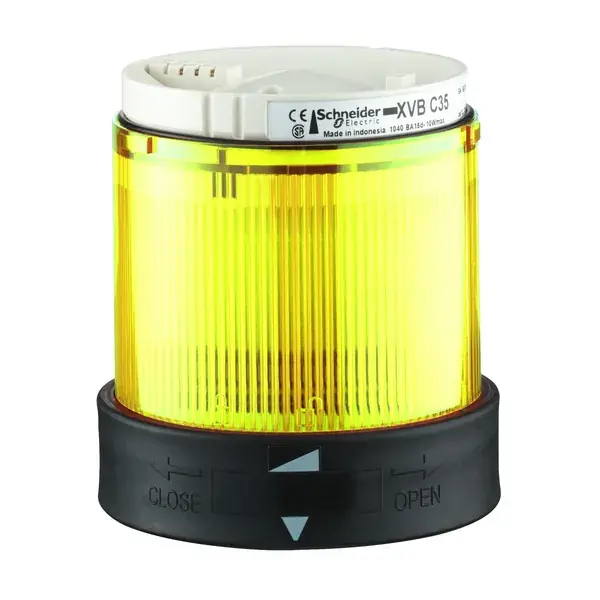 Schneider Electric - XVBC2B8 - Tower light ,steady,yellow unit,24VAC/DC - 1