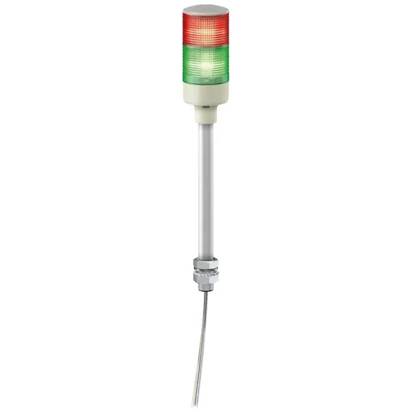 Schneider Electric - XVGB2ST - Tower light, RG, direct mount with pole - 1
