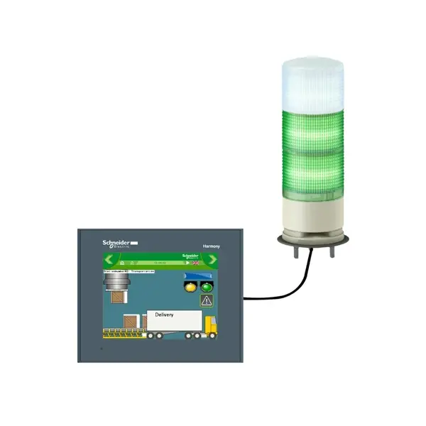 Schneider Electric - XVGU3SWV - USB Tower light, direct mount - 1