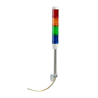 Schneider Electric - XVMB2RAGBSSB - 24 V, W. BZR, LED, RED, AMBR, GRN, BLUE - 1