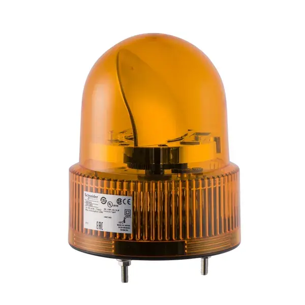 Schneider Electric - XVR12B05S - Rotating light,ornge,LED,24VAC/DC,buzzer - 1