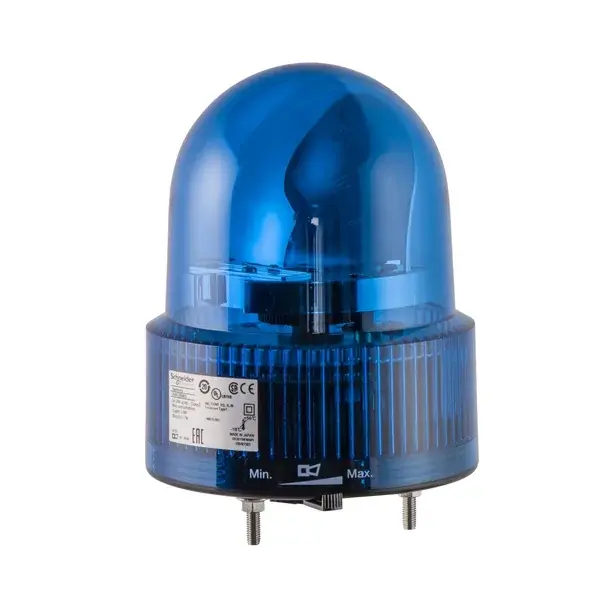 Schneider Electric - XVR12B06 - Rotating light, blue, LED, 24V AC/DC - 1