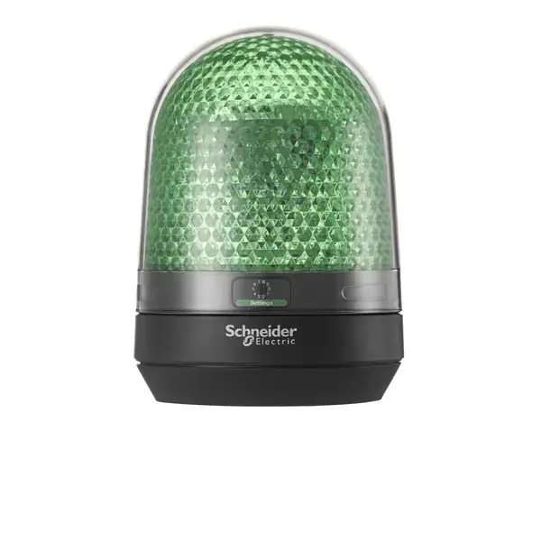 Schneider Electric - XVR3B03 - BEACON NO BUZZER 24VDC GREEN - 1