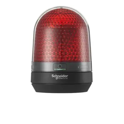 Schneider Electric - XVR3B04 - BEACON NO BUZZER 24VDC RED - 1