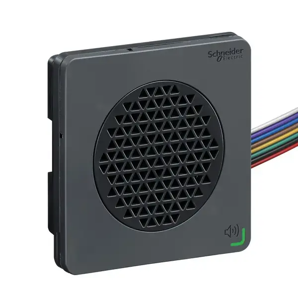 Schneider Electric - XVSV7BBP - ELEC ALARMS DIN72 VOICE BLACK PNP DC24V - 1