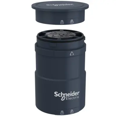 Schneider Electric - XVUC21B - XVU base and cover,24VAC/DC, black - 1