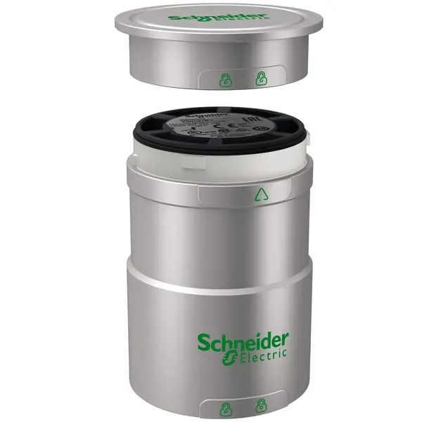 Schneider Electric - XVUC21BQ - XVU base and cover,24VAC/DC, gray - 1