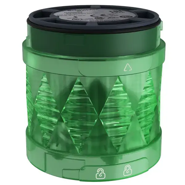 Schneider Electric - XVUC23 - Tower light ,steady, green unit - 1